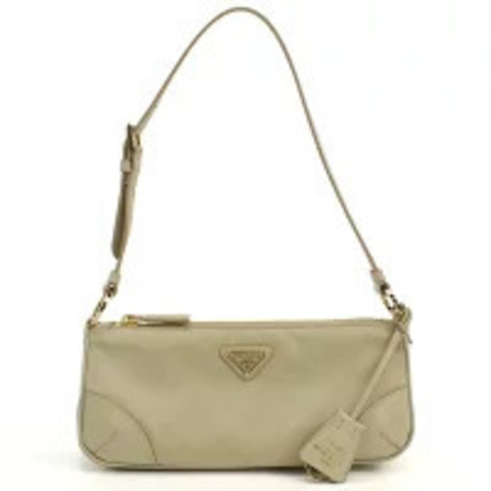 Prada Hobo Bag Beige Cream